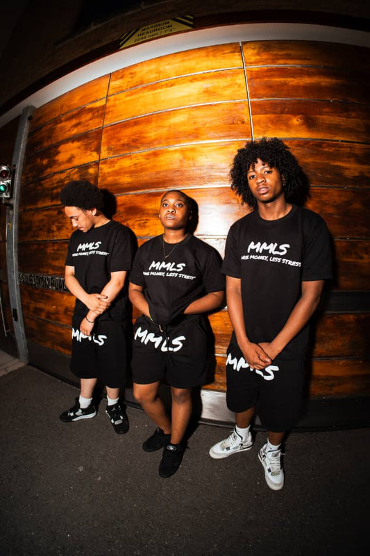 Bolt Black “Paid in Peace” short set